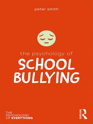 cover image of The Psychology of School Bullying